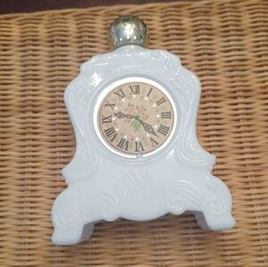 Avon Bath Oil Clock Bottle